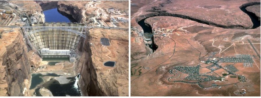 Glen Canyon Dam 1963.