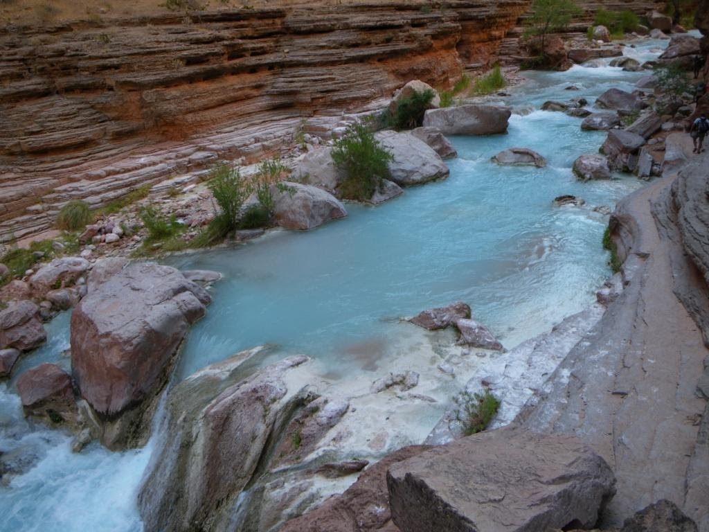 Lower cascade that prevents fish from entering Havasu Creek near its confluence with the Colorado River.