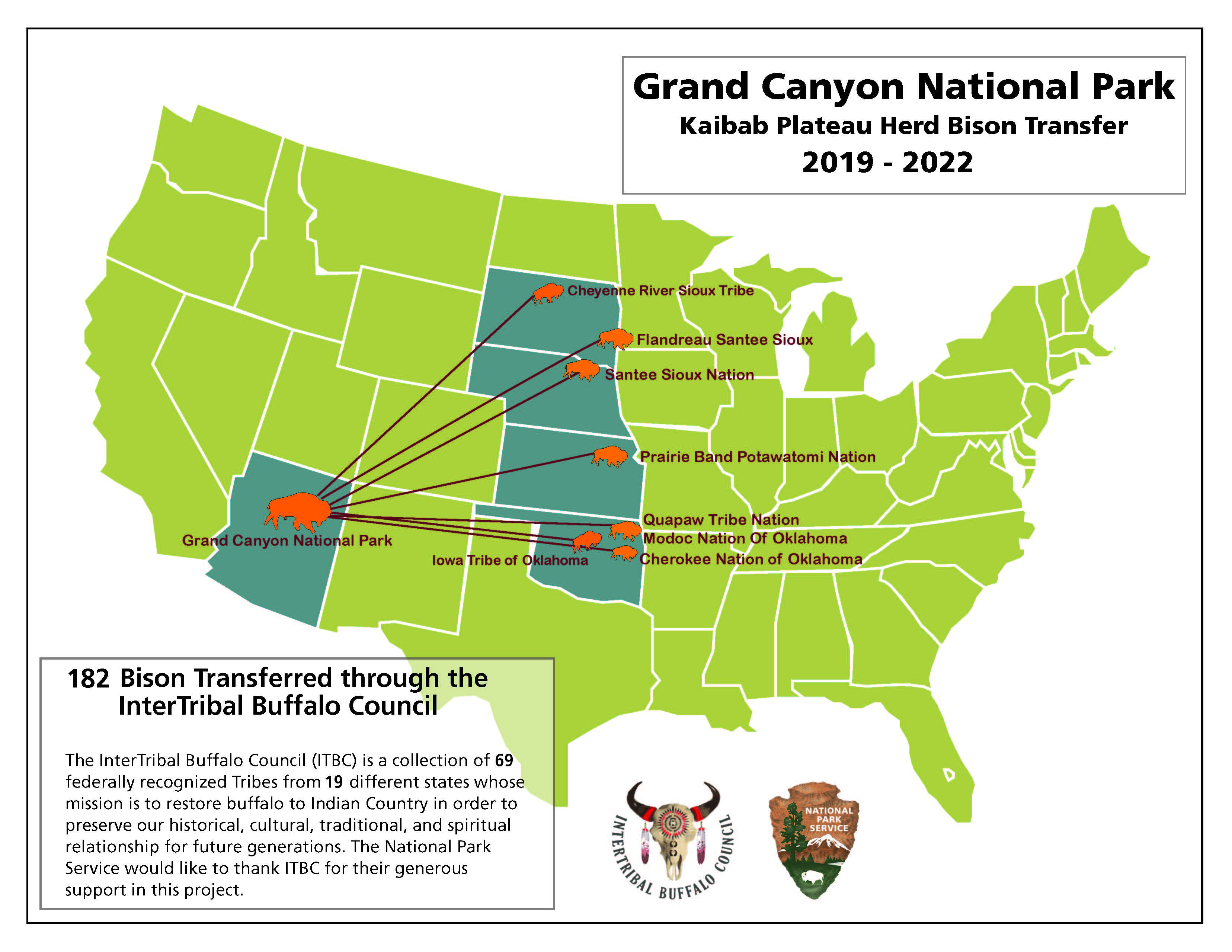 Bison Grand Canyon National Park (U.S. National Park Service)