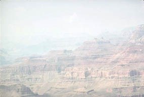 Haze in the canyon. NPS Photo