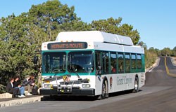 park shuttle bus on Hermit Road