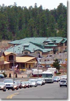 Town of Tusayan, gateway community to South Rim of Grand Canyon National Park.