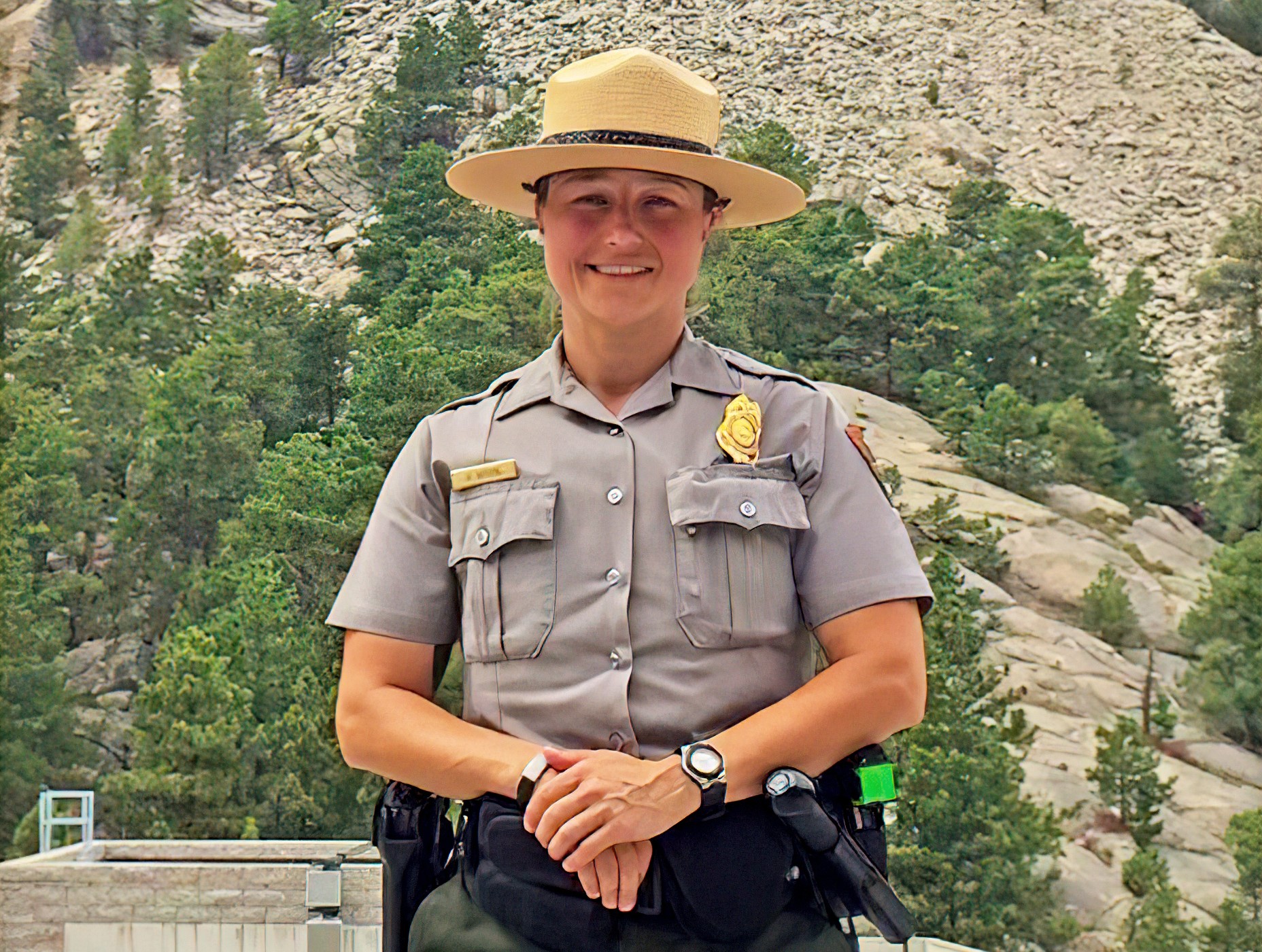 Angela Boyers (NPS Photo) A photograph of Angela Boyers wearing an NPS Uniform