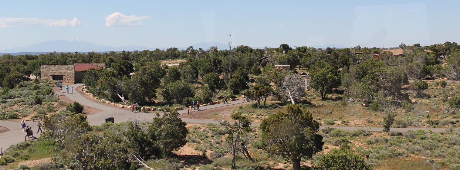 GRCA Telecommunications Plan EA_20191122 Existing NPS Two-Way Radio Tower near Desert View in Grand Canyon National Park. NPS Photo, 2019.