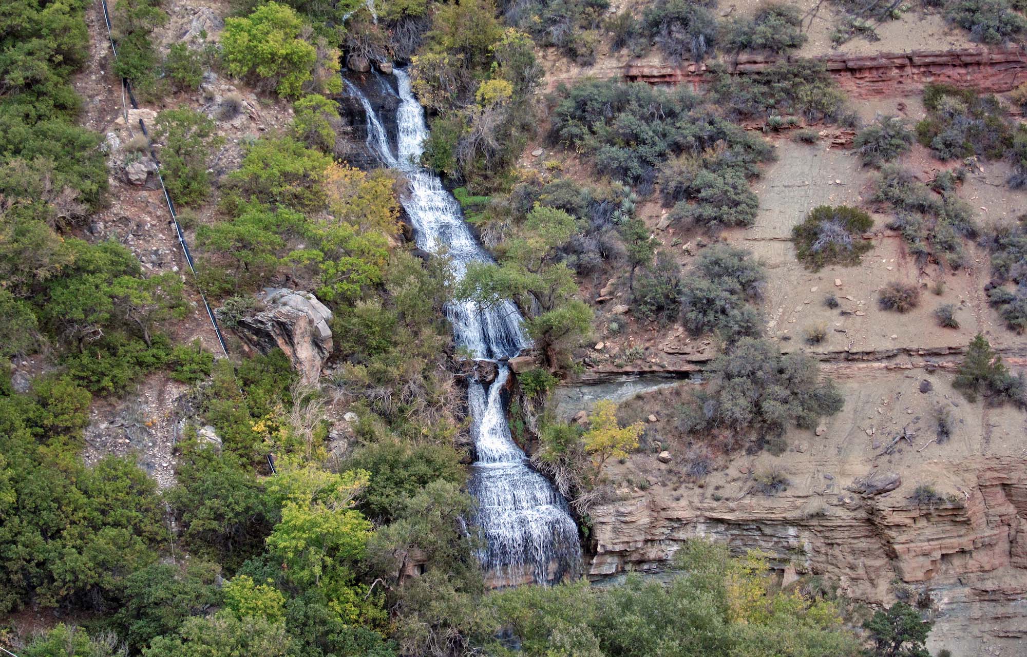 Roaring Springs water water rushes out of roaring springs canyon