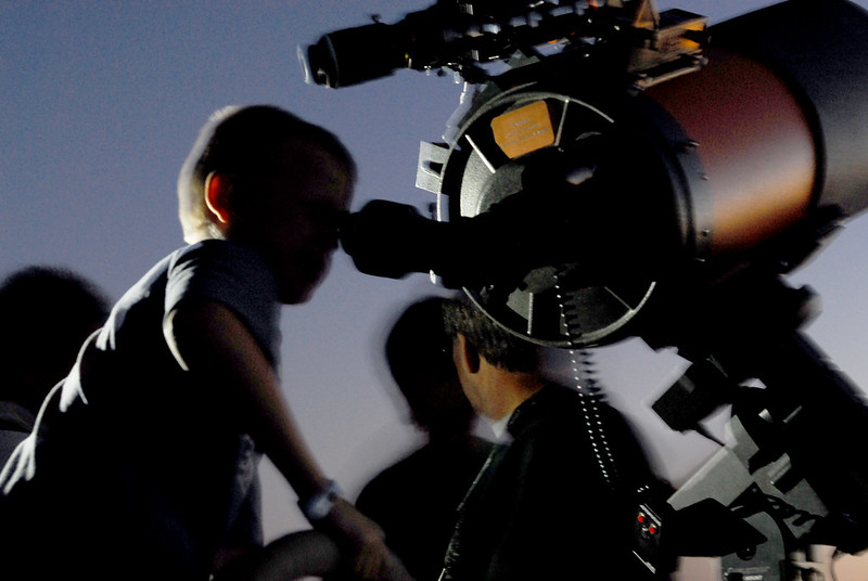 Star Party 2012 A small child looks through a telescope near the Grand Canyon Visitor Center