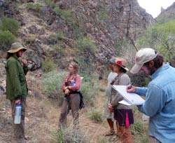 park staff meets with consulting group