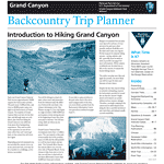 2009 Grand Canyon Backcountry Trip Planner