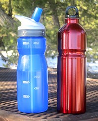 2 water bottles