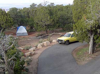 Desert View Campground tent site