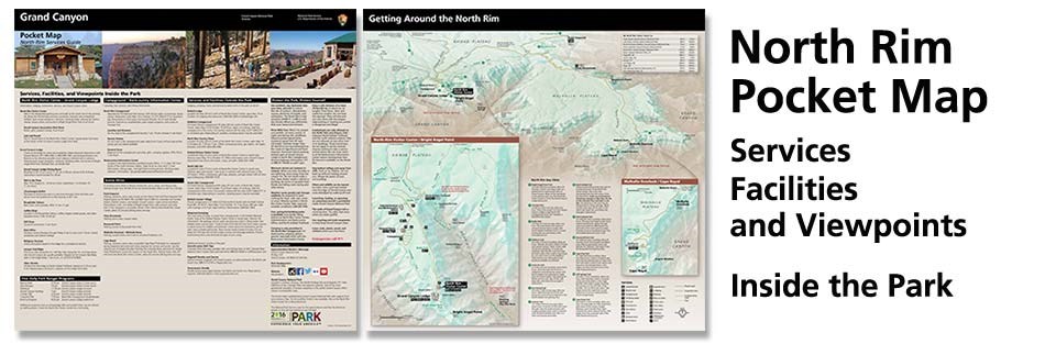 north rim pocket map graphic