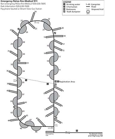 Campgrounds - South Rim - Grand Canyon National Park (U.S ... wiring diagram for 50 amp rv plug 