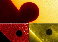 NASA photos of 2004 Transit of Venus