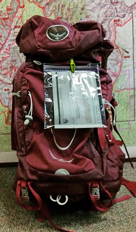 backcountry permit