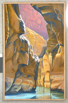 Kevin Adams painting 
Entrance to Havasu Canyon