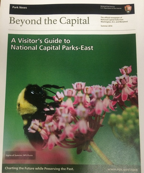 the cover of the Beyond the Capital visitor guide the cover of the Beyond the Capital visitor guide