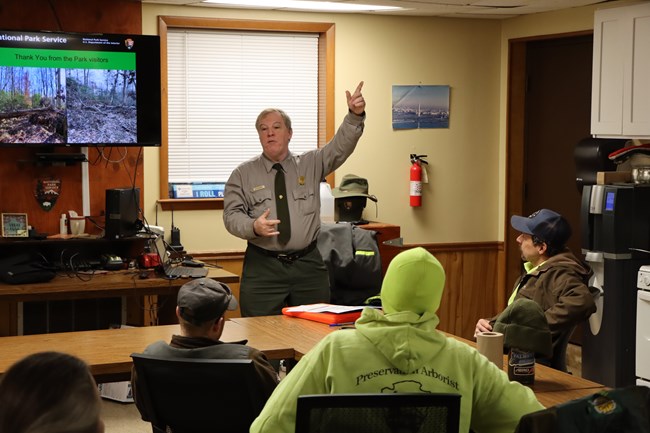 2023 GREE Park ranger Barry at Introduction