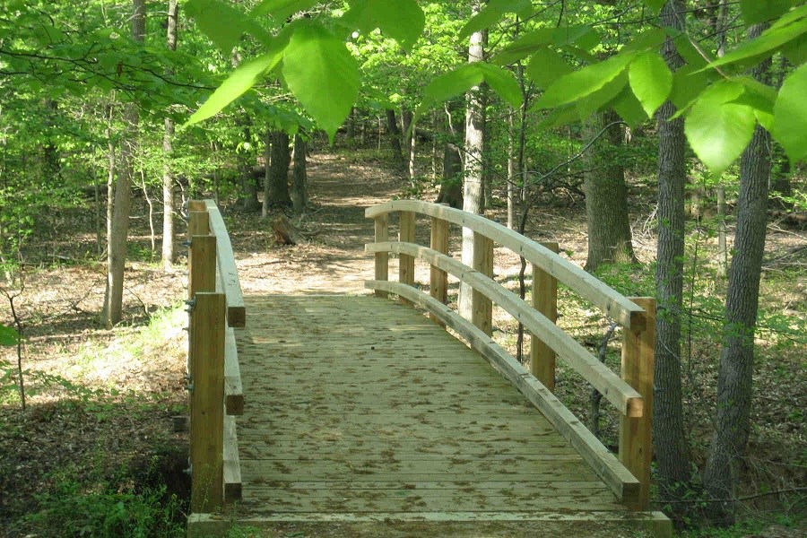 a bridge on the Perimeter Trail
