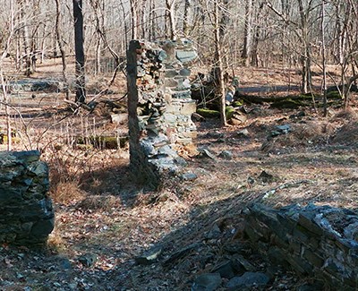 Here is an image of the stone ruins of Matildavile. This was the Superintendents House