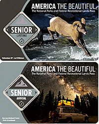 The 2022 Interagency Annual Senior Pass and the 2021 Interagency Lifetime Senior Pass