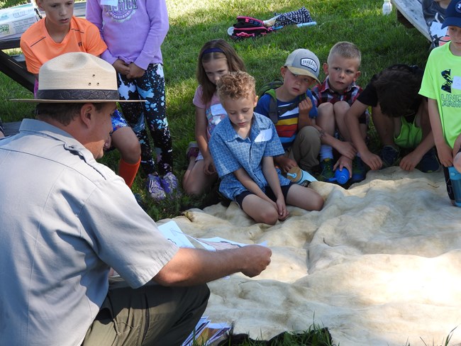 Summer Explorers learning about art