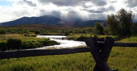 View of the CLark Fork River.