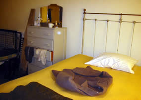 Cowboys sleeping quarters located in the bunkhouse. Cowboys sleeping quarters located in the bunkhouse.