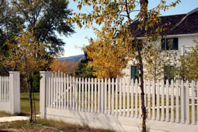 Front of the main ranch house.