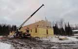 Setting Lower Trusses