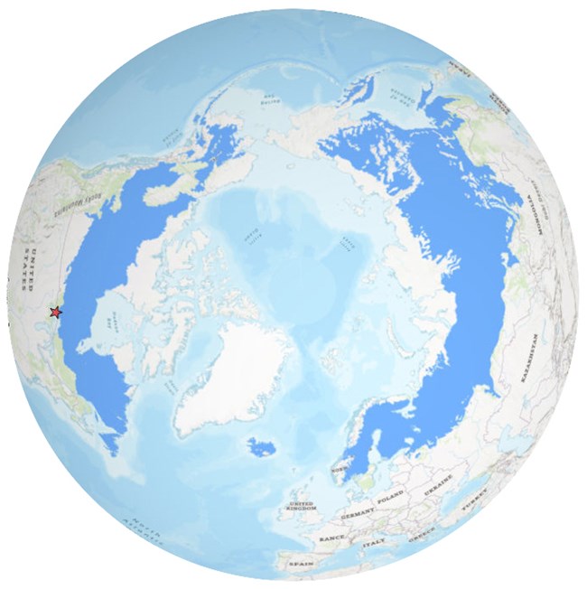 Graphic showing the range of the boreal forest around the globe as stated in the text.