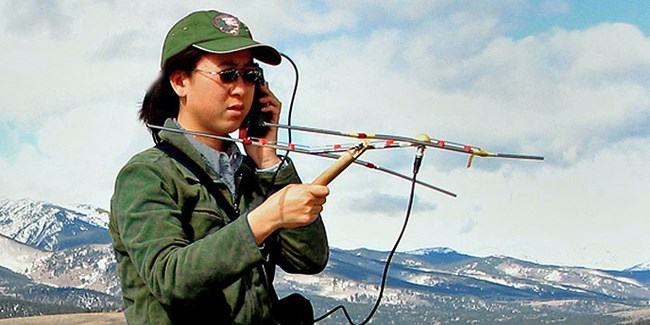 Ranger with Radio Tracking Gear