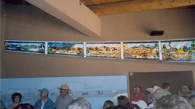 Kay Malouff Stained Glass in Visitor Center