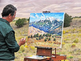 Joseph Palmerio painting