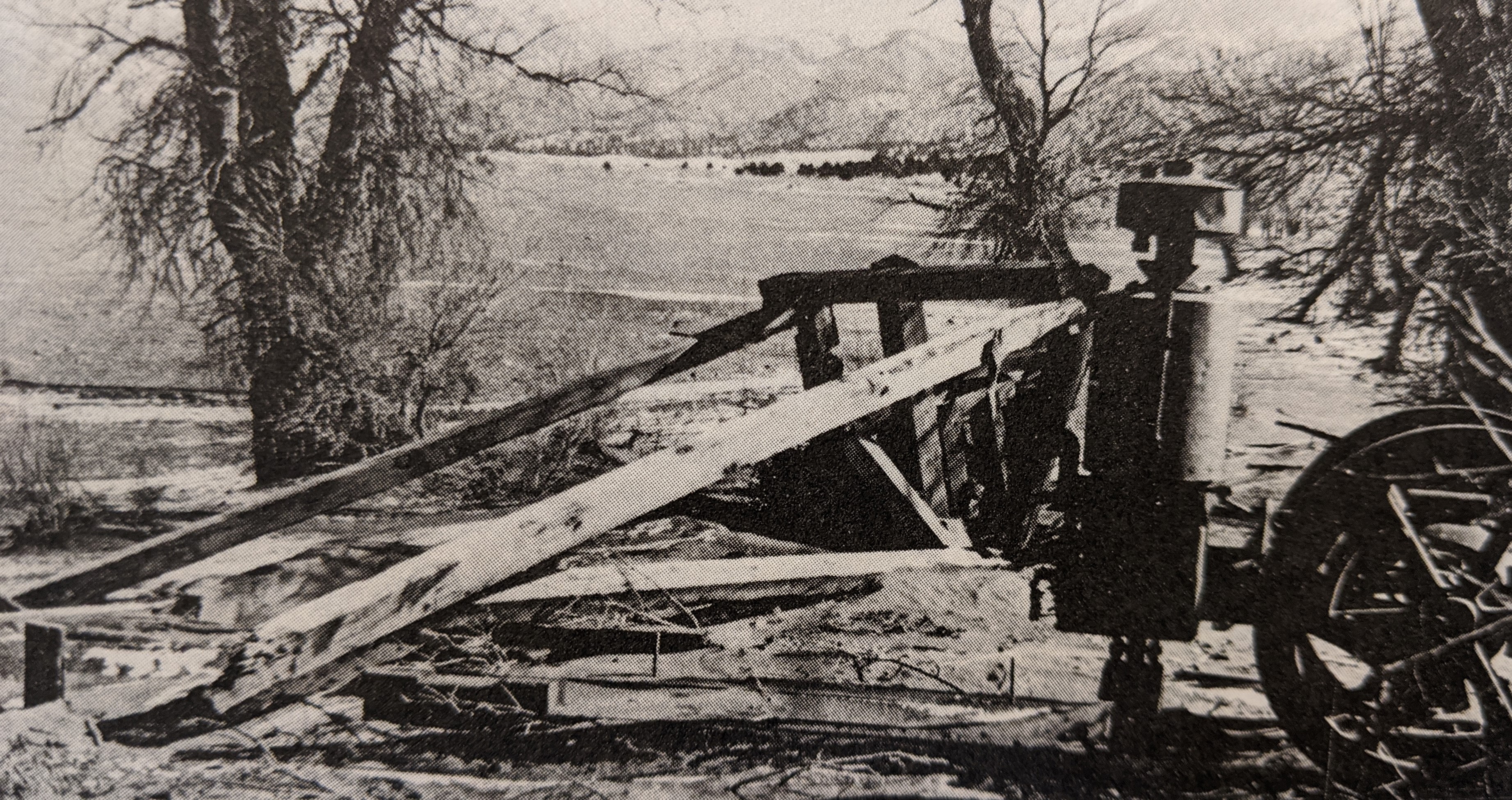 1920s Gold Dredge along the Medano Creek