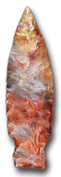 Archaic-era Projectile Point Made of Petrified Wood