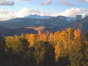 Great Sand Dunes and Autumn Colors Great Sand Dunes and Autumn Colors