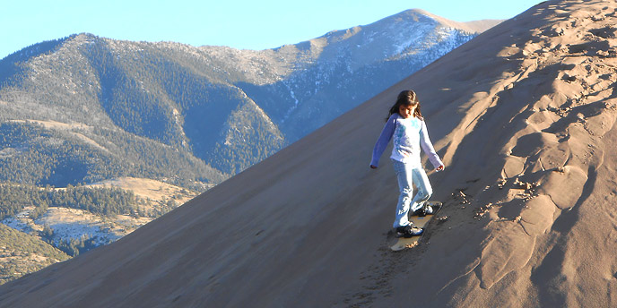 Sandboarding Girl Sandboarding Girl