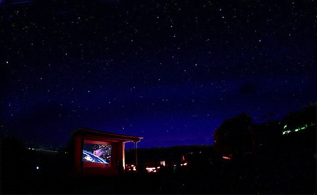 Amphitheater Program at Night