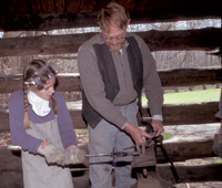 Junior Ranger programs offer children a chance to explore the park and learn about the past.