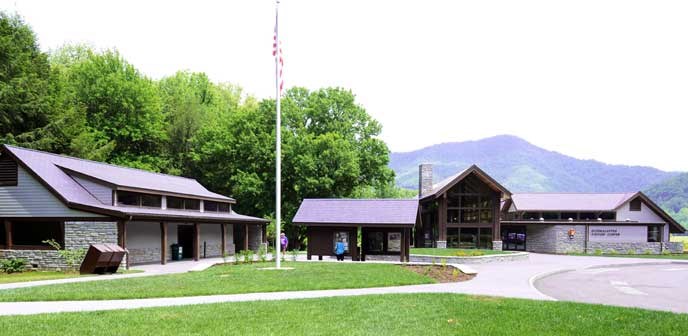 The new Oconaluftee Visitor Center