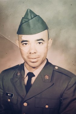 Adam West Jr. in uniform, Vietnam War, NPS Photo