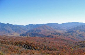 A clear view from Cove Mountain.