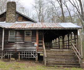 The lodge near Daisy Town is being restored now.