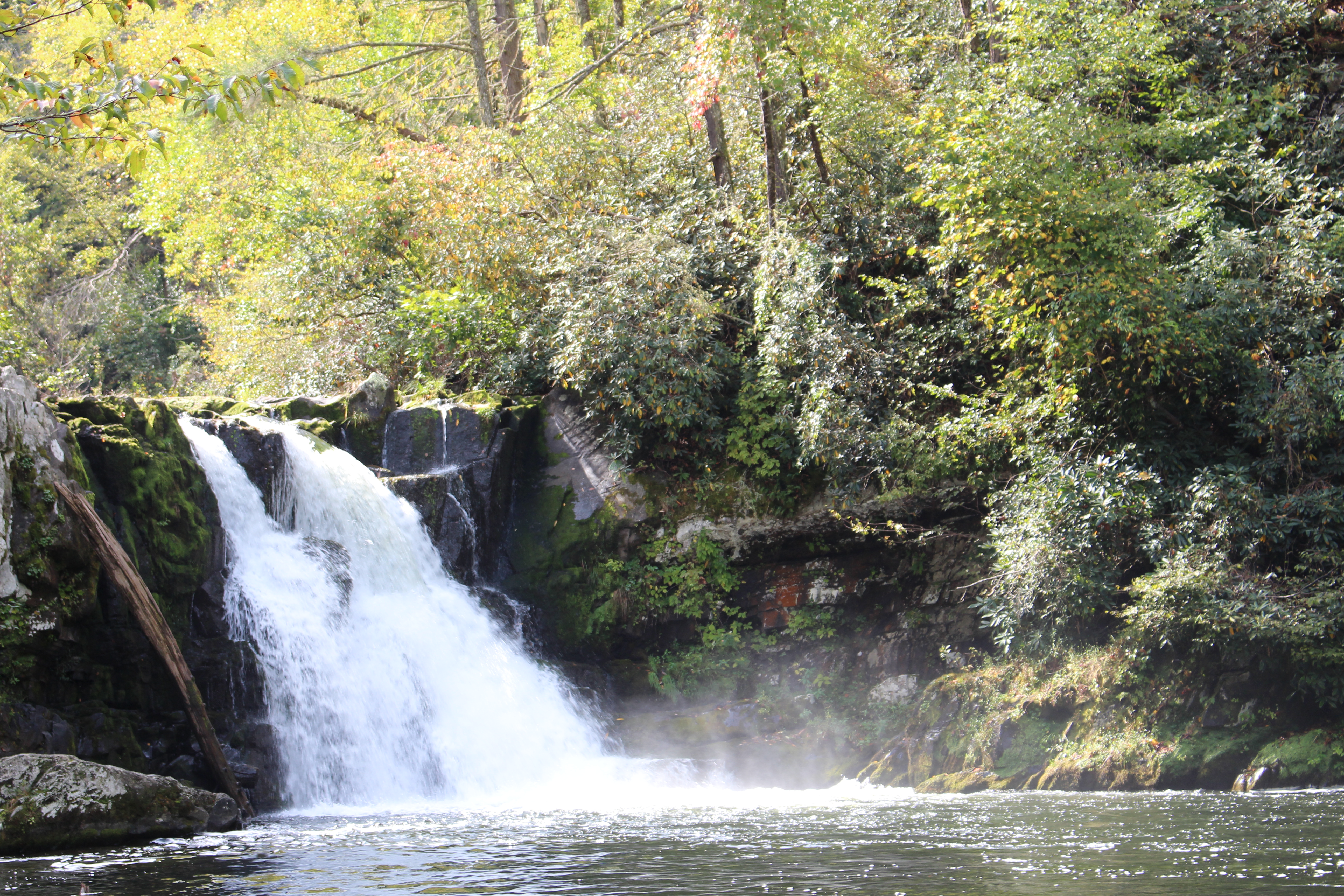 A waterfall and deep creek