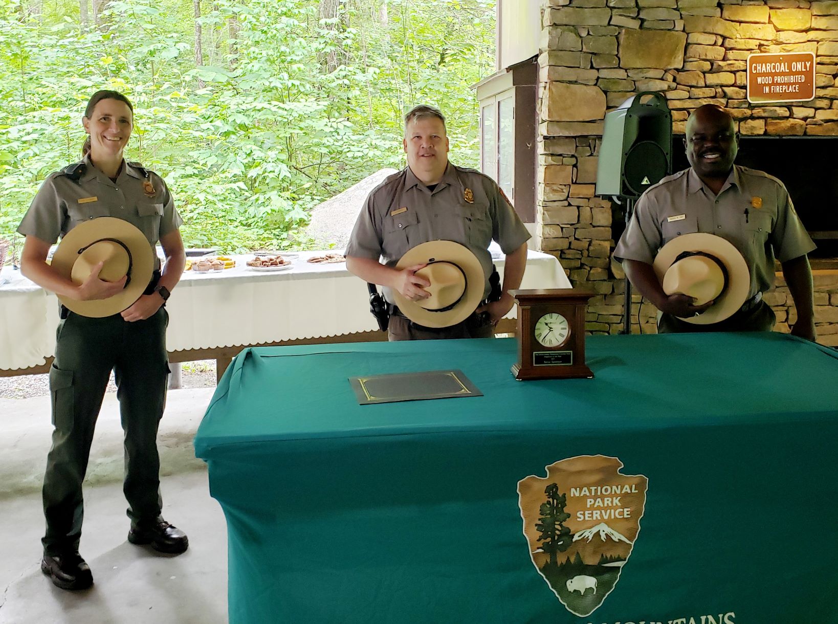 2019 Employee of the Year Steve Spanyer with Cash and Hendy Employee of the Year Steve Spanyer