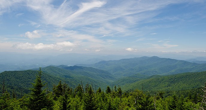 Image of Clingman's Dome view from https://www.nps.gov/grsm/planyourvisit/clingmansdome.htm