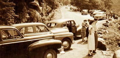 Auto touring has long been a favorite way to enjoy the park.
