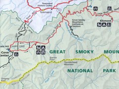 Smoky Mountain National Park Map Directions - Great Smoky Mountains National Park (U.s. National Park  Service)