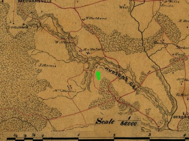 Bracketts Map