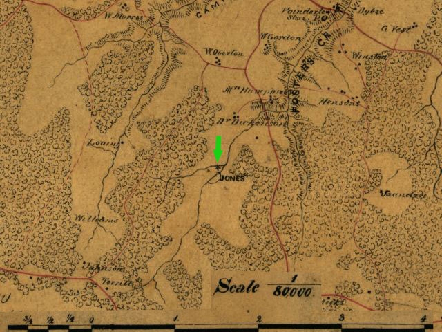 Jones' Mill Neighborhood Map